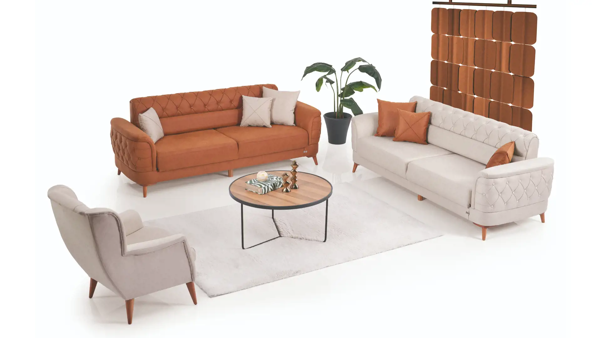 Efsane Sofa Set