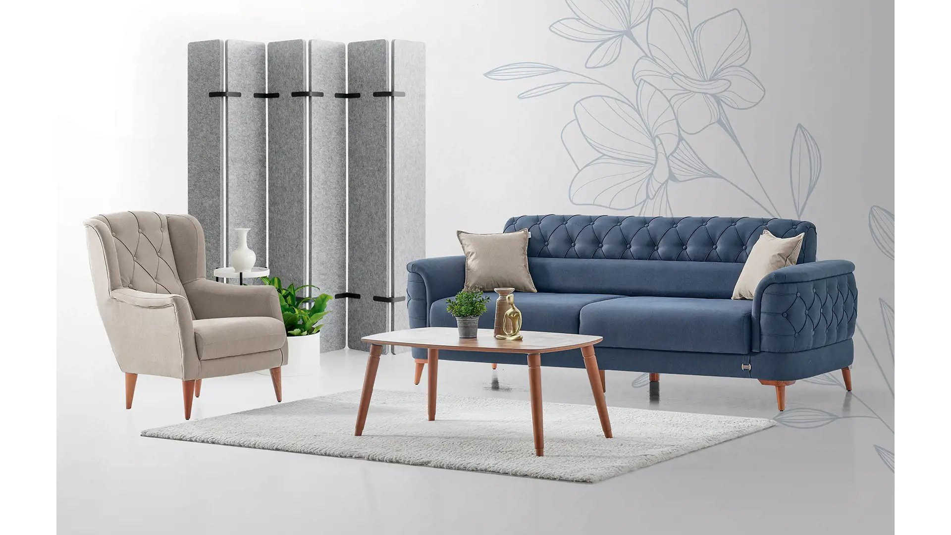 New Efsane Sofa Set